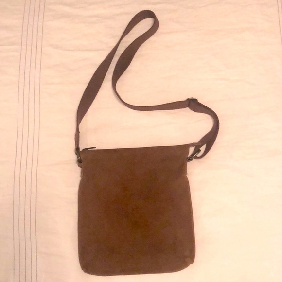 Suede crossbody bag. - Picture 4 of 7